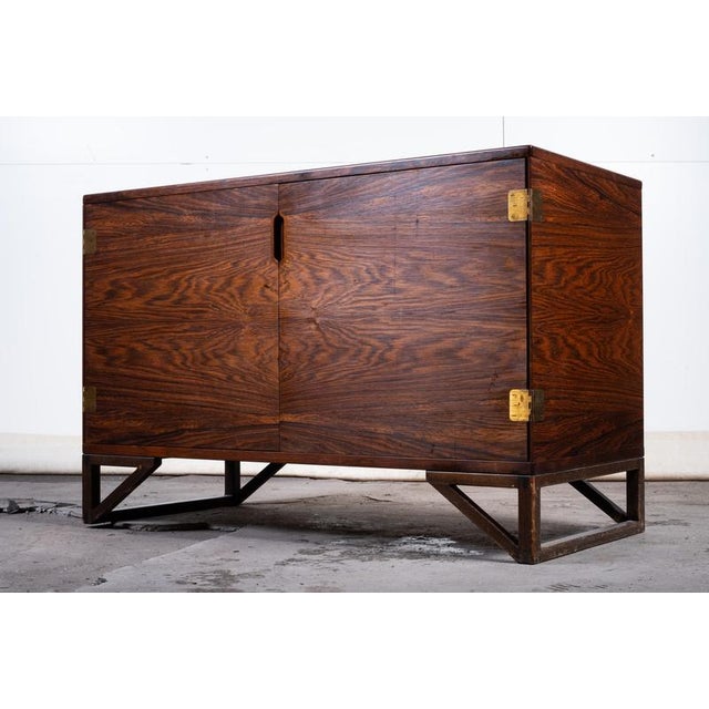 Mid-Century Rosewood Cabinet attributed to Svend Langkilde for Illums Bolighus, 1960s For Sale - Image 3 of 8