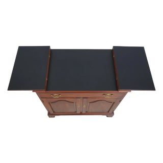 Henkel Harris Cherry Flip Top Bar Server For Sale