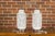 Wood 19th Century White Porcelain Vases with Floral Décor Made into Table Lamps, Pair For Sale - Image 7 of 12