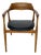 Danish Armchair in Leatherette and Wood For Sale