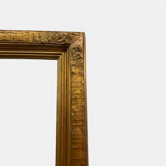 Art Nouveau Large Giltwood Picture Frame by Newcomb-Macklin, Circa 1920s–1930s For Sale - Image 3 of 8