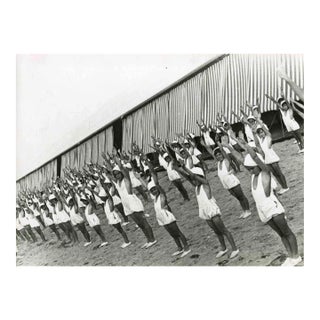 Unknown, Physical Training Session, Black & White Photograph, 1930s For Sale