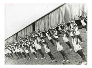 Unknown, Physical Training Session, Black & White Photograph, 1930s