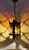 Italian Giant Hanging Lantern with Glass,1960s For Sale - Image 6 of 18