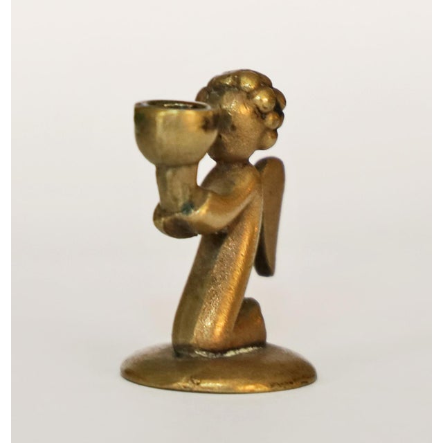 1920s Hagenau Angel Figurine from Wiener Werkstätte Hagenauer, 1920s For Sale - Image 5 of 9