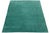 Green 12x15 Apadana's Modern Gabbeh Hand-Loom Wool Area Rug in Jewel-Toned Green For Sale - Image 8 of 11