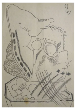 Vladimir Glushenkov, Composition, 1998, Pencil on Paper