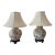 Pastel Flowers and Butterflies Chinoiserie Ginger Jar Lamps, a Pair For Sale