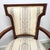 Traditional Pair - Federal Style Mahogany Accent Chairs With Stripped Upholstery, Early 20th Century For Sale - Image 3 of 7