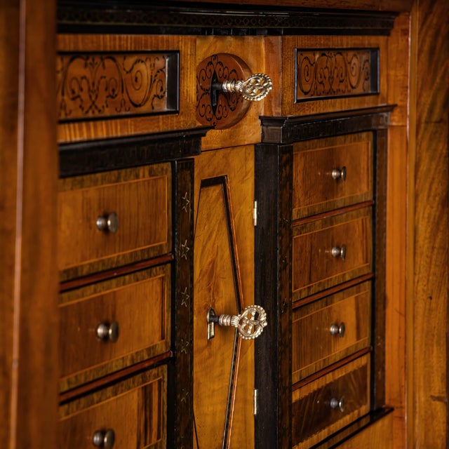 Brown Biedermeier Pyramid Secretaire, 1810 For Sale - Image 8 of 13