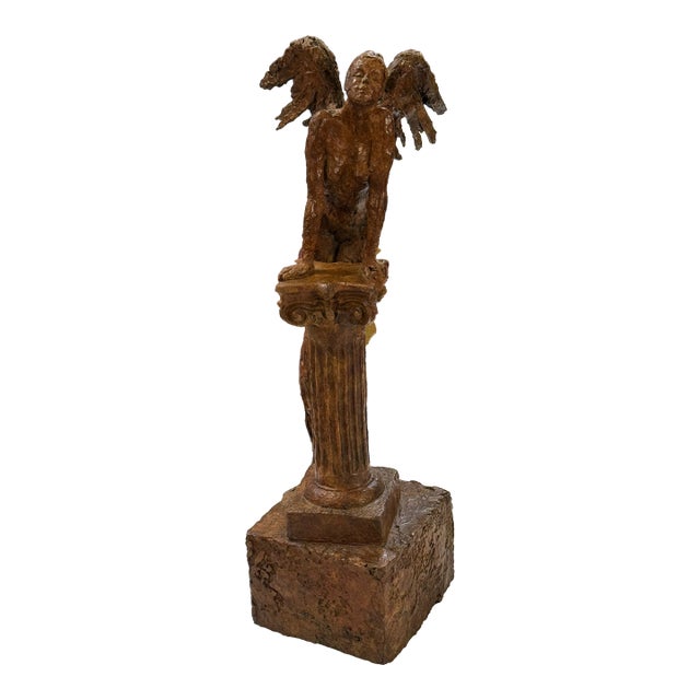 Dario Campanile Bronze Sculpture, Signed For Sale