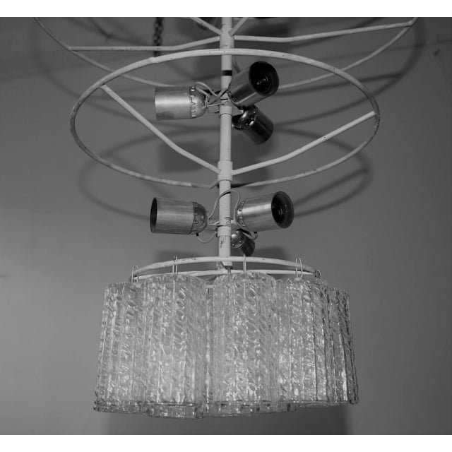 Large Tronchi Chandelier by Toni Zuccheri for Venini, 1960s For Sale - Image 9 of 12