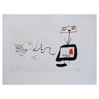 Joan Miro, Enfance d'Ubu I, Lithograph, 1972 For Sale