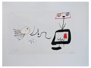 Joan Miro, Enfance d'Ubu I, Lithograph, 1972