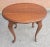 20th Century Queen Anne Style Cherry Oval Side Table For Sale - Image 4 of 6