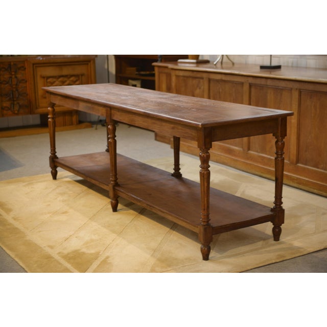 1920s Oak Drapers Table, 1920s For Sale - Image 5 of 10