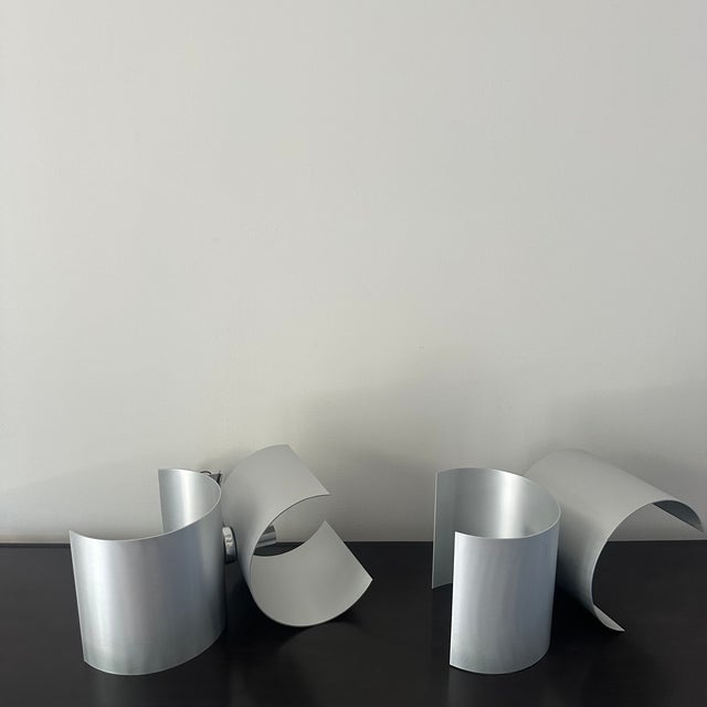 Postmodern Wall Lamps by Giuliano Cesari for Nucleo Sormani, 1970s, Set of 2 For Sale - Image 3 of 10