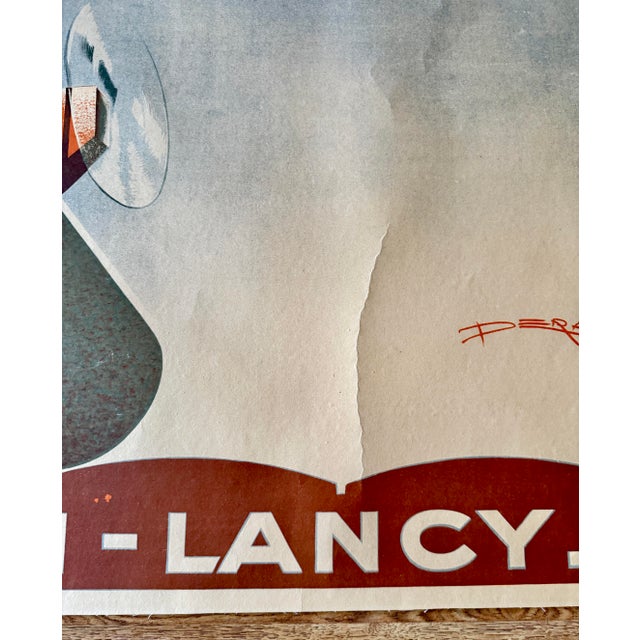 1930s Journee Historique De l'Aviation 1931 Historic Early French Aviation Poster Linen Backed 46”x61” For Sale In New York - Image 6 of 6