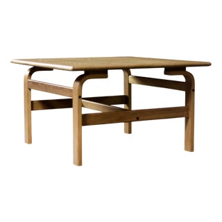 Vintage Scandinavian Oak Coffee Table by Karl-Erik Ekselius for JOC Vetlanda, 1960s For Sale