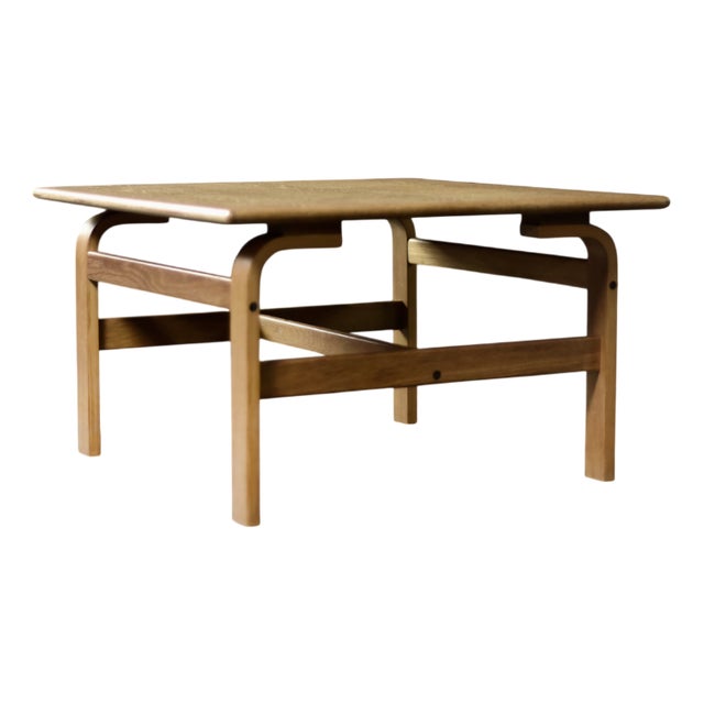 Vintage Scandinavian Oak Coffee Table by Karl-Erik Ekselius for JOC Vetlanda, 1960s For Sale