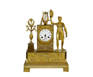 Golden Bronze Clock, Early 19th Century