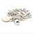 Tiffany & Co Estate Heart Charm Bracelet Sterling Silver 7.5" 36 Grams TIF254 This elegant Authentic Tiffany & Co bracelet...