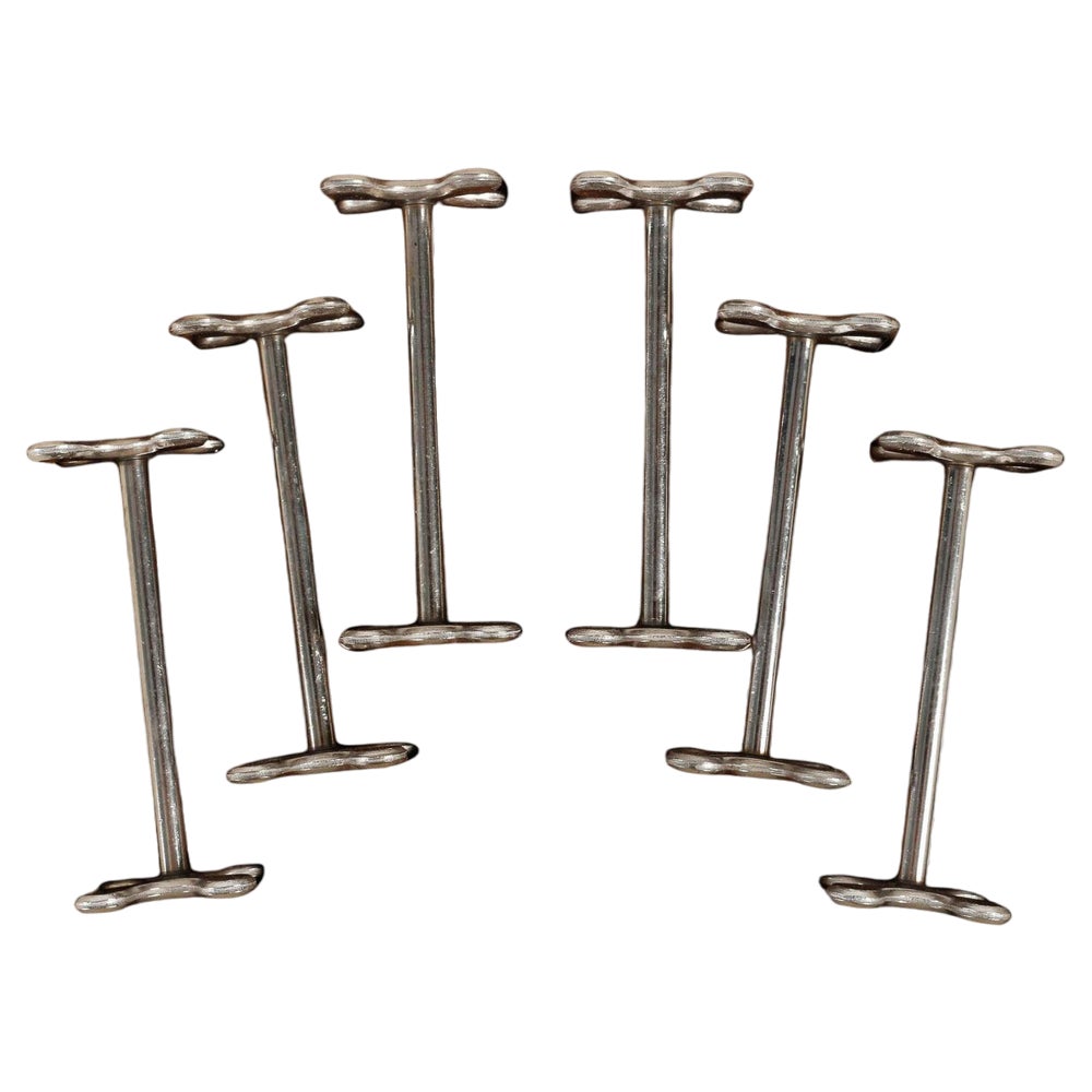 20th Century Knife Rests by La Maison Jean Goujon, Set of 6 | Chairish