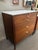 Florence Knoll 1960s Florence Knoll Walnut + White Laminate 5 Drawer Chest For Sale - Image 4 of 11