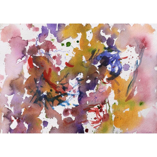 Abstracted composition by Les (Leslie Luverne) Anderson (American, 1928-2009). Unsigned, but acquired from the estate of...