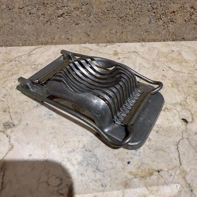 1950s German Duplex Egg Slicer Vintage For Sale - Image 9 of 12