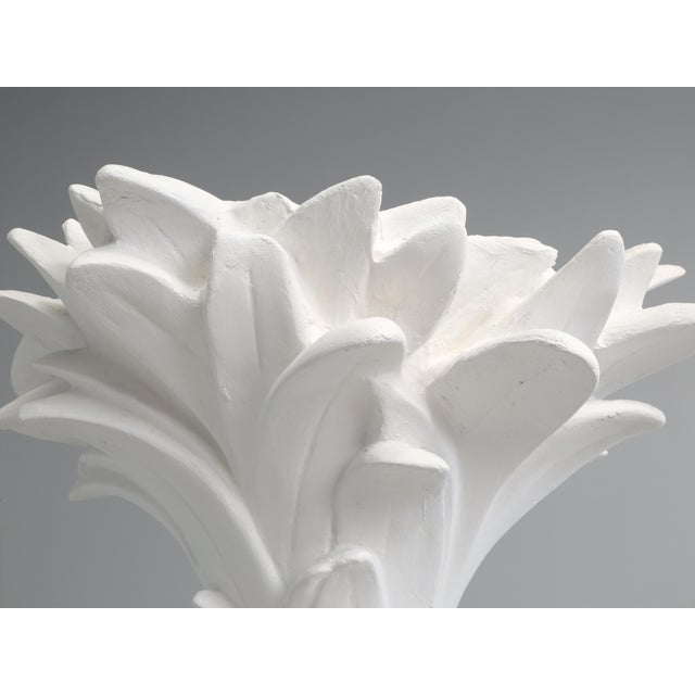 Palm Leaf Torchière or Floor Lamp in the Manner of Serge Roche For Sale - Image 12 of 12