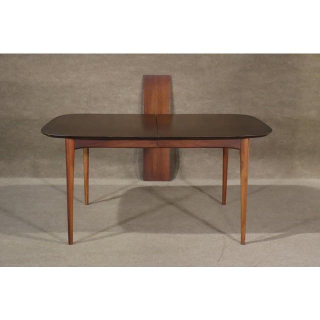 Mid 20th Century Mid-Century Dining Table W/ Leaf For Sale - Image 5 of 12