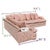 Postmodern 1980s Postmodern Pink Floral Curved Sectional Sofa For Sale - Image 3 of 18