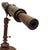Tabletop refractor telescope, wood and leather, 20th century – France Elegant French tabletop refractor telescope from the...