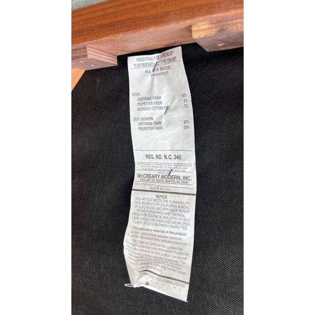 Modern Cube Lounge Chairs With Walnut Base For Sale - Image 14 of 14