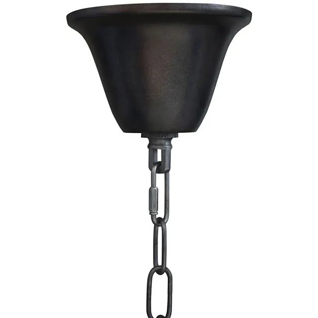 Not Yet Made - Made To Order NOIR Mist Chandelier, Black Iron For Sale - Image 5 of 5