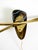 Mid-Century Brass Wall Lamp with Painted Glass Shades, 1950s For Sale - Image 14 of 18
