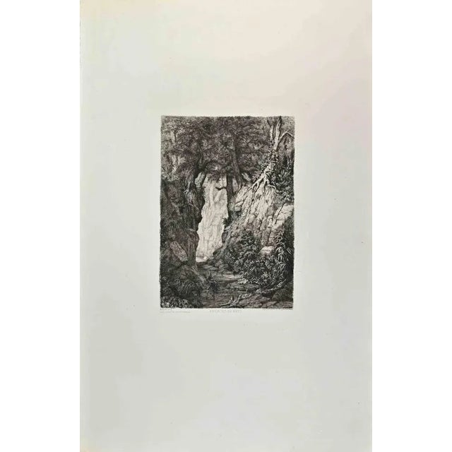 Environs de Metz is an artwork realized by Charles-André Malardot in the 1870s. Etching. Good conditions. Realized for the...