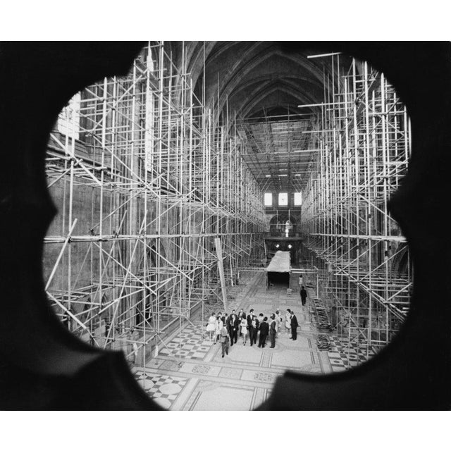 Scaffolding In The Law Courts 250-tons of steel and aluminium scaffolding in the Grand Hall of the Royal Courts of Justice...