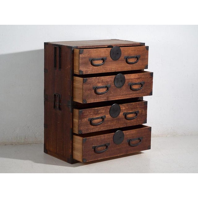 Antique Japanese Chest of Drawers For Sale - Image 3 of 14