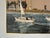 70's Frank Walcutt Impressionist Seascape - Sail Boats Oil on Canvas Painting . For Sale - Image 9 of 12