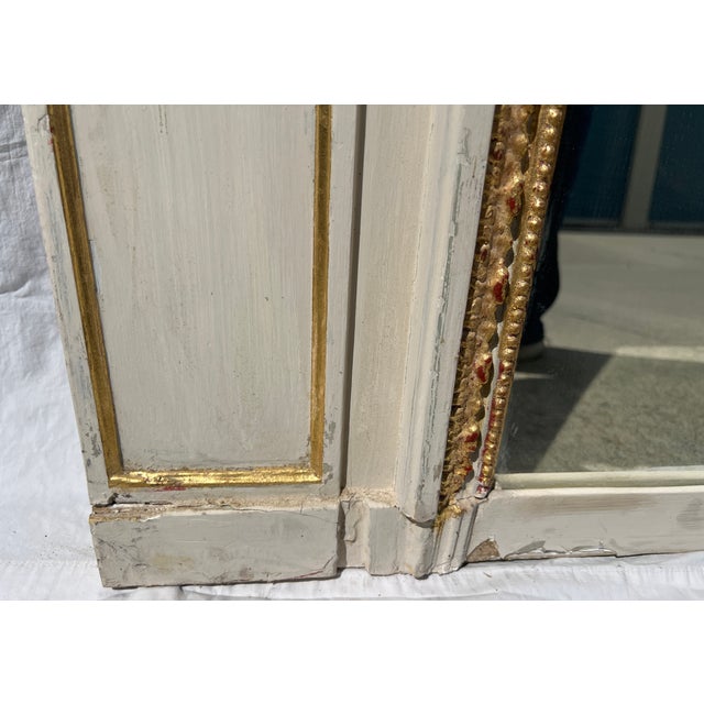 19th Century French Trumeau Mirror For Sale - Image 14 of 16