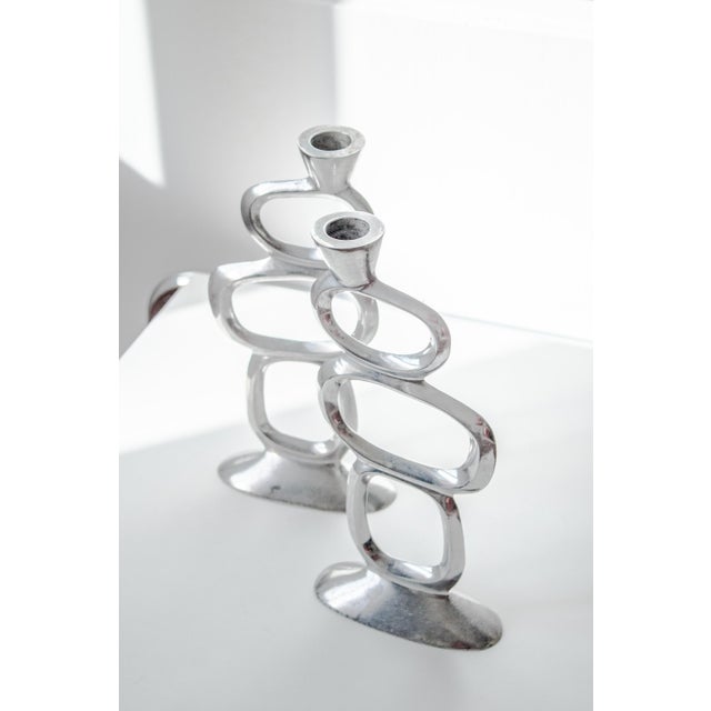 Candlesticks by Matthew Hilton, 1980s, Set of 2 For Sale - Image 4 of 8