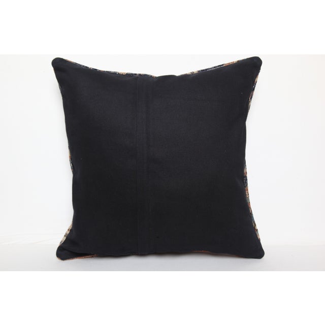 Vintage Hand-Knotted Tribal Rug Pillow Cover -20'' X 20'' For Sale In Tampa - Image 6 of 6