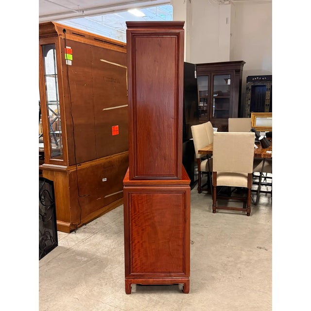 Chinese Rosewood Hutch, Circa 1970's For Sale - Image 4 of 12