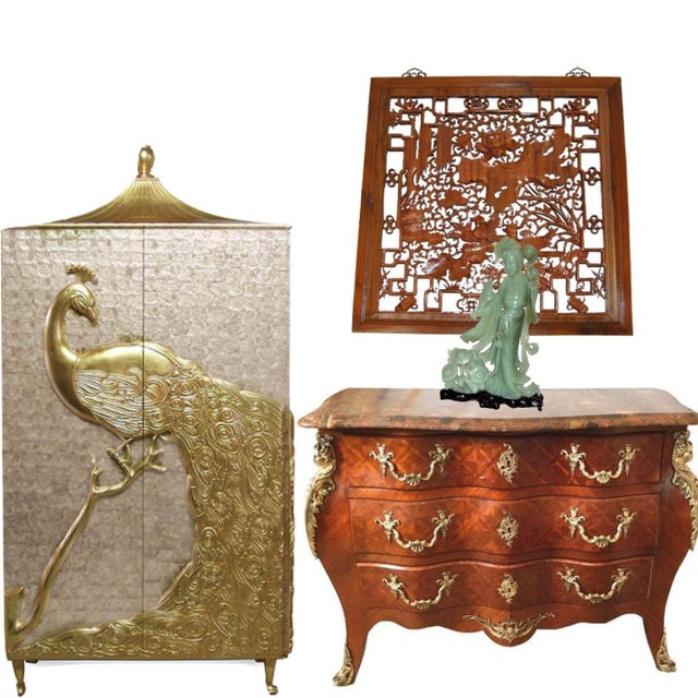 Wood Antique Camphor Wood Screen Chinese Jumu Panel Lotus and Birds Openwork For Sale - Image 7 of 10
