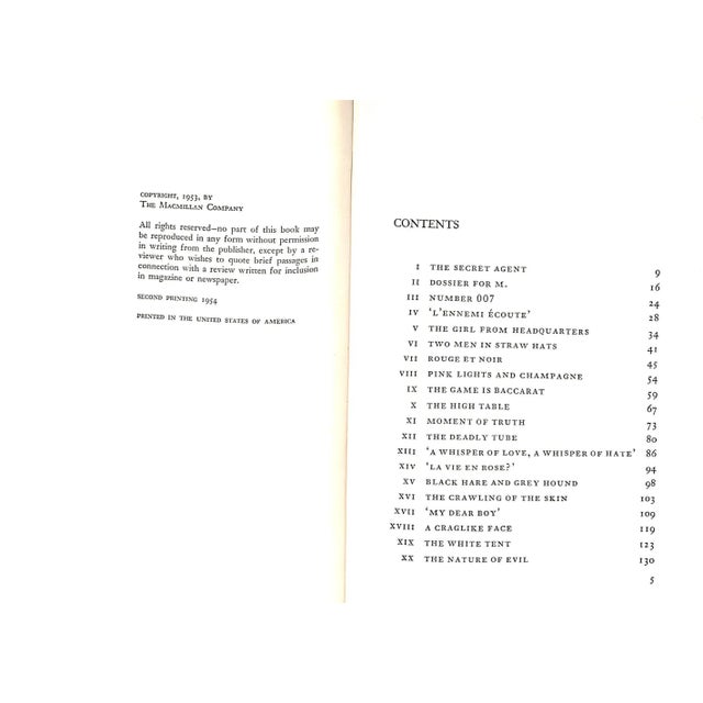 "Casino Royale" 1954 Fleming, Ian For Sale - Image 4 of 5