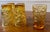 Gold Mid 20th Century Anchor Hocking Milano Honey Gold Juice Glasses - Set of 5 For Sale - Image 8 of 11
