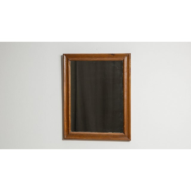 19th Century France Amber Wood Mirror For Sale - Image 9 of 10