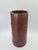 Mid-Century Modern Campanian Wooden Umbrella Stand with Brass Fittings, 1960s For Sale - Image 3 of 12